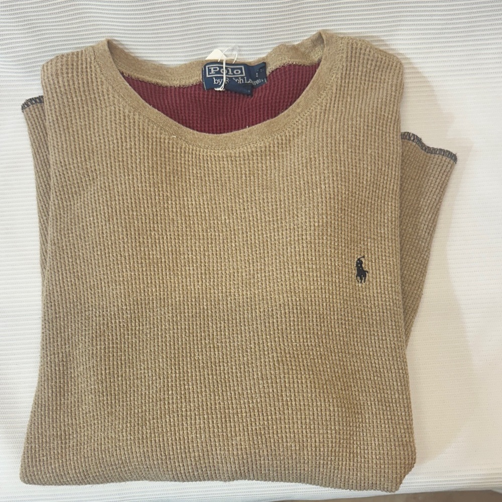 Polo by Ralph Lauren Camel Crewneck Sweater